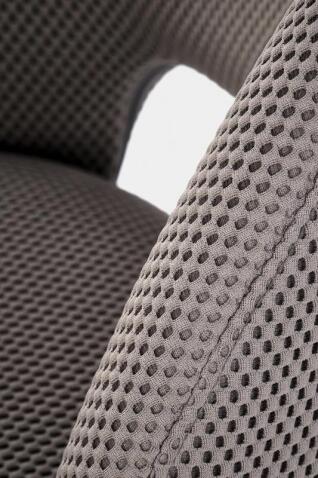 Стул HALMAR K546 серый/черный, поворотный