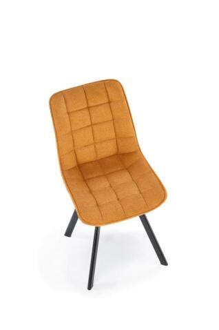 Стул HALMAR K549 горчичный/черный