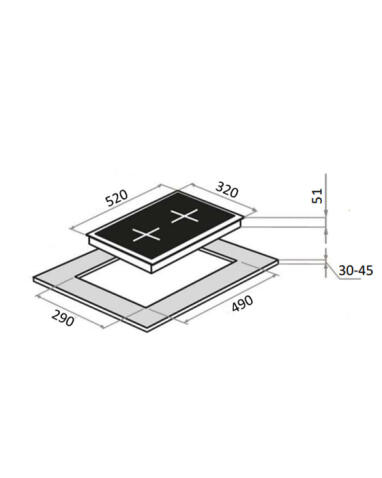 Поверхность газовая MAUNFELD EGHG.32.6CB/G