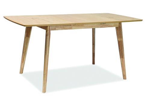 Стол обеденный SIGNAL BRANDO дуб/дуб 120-160/80