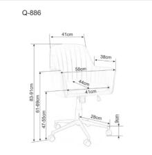Кресло компьютерное SIGNAL Q-886 Velvet Bluvel 40 темно-бежевый Кресло компьютерное SIGNAL Q-886 Velvet Bluvel 40 темно-бежевый