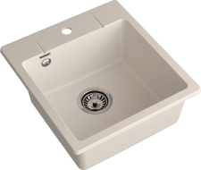 Кухонная мойка GRANFEST URBAN UR-245 белый Кухонная мойка GRANFEST URBAN UR-245 белый