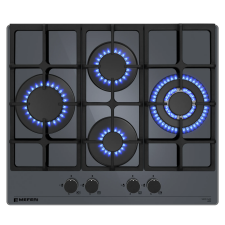 Варочная панель газовая MEFERI MGH604GR GLASS ULTRA