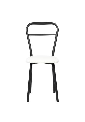 Стул ВВР Браун белый крокодил/черный, экокожа