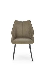 Стул HALMAR K543 оливковый/черный