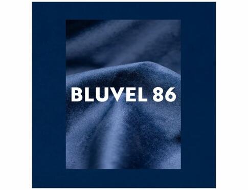 Стул SIGNAL AZALIA Velvet Bluvel 86 темно-синий/черный