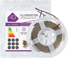 Лента светодиодная 2835, 120 LED/м, 12V, 9,6W/м, 8 мм, IP20, нейтральный белый, AQ