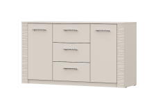 Комод NN Мебель (МС Калипсо К) 3 ящика двухстворчатый Меланж