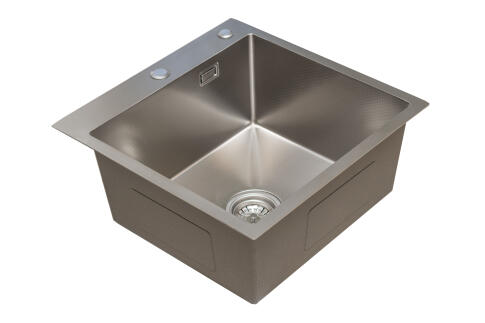 Кухонная мойка из нержавейки BLANTEK LS-5050H Honeycomb (+ 500B40S)