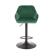 Стул барный HALMAR H103 темно-зеленый/черный