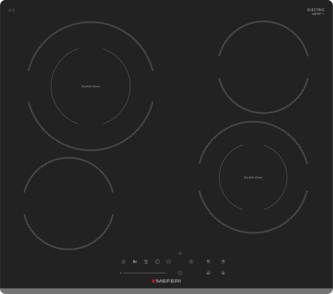 Варочная панель электрическая MEFERI MEH604BK COMFORT PLUS
