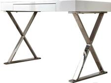 Стол компьютерный HALMAR B31 белый/хром