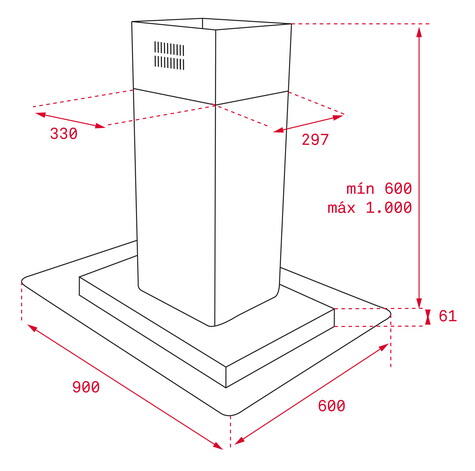Вытяжка TEKA DG3 ISLA 985 SS