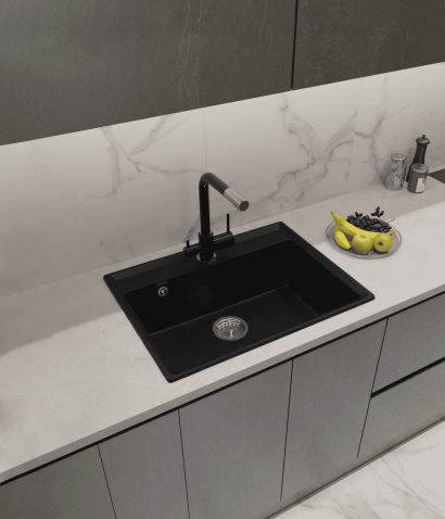 Кухонная мойка GRANFEST LEVEL LV-660 черный