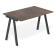 Стол Sheffilton SHT-TU92/TT 120/80 МДФ антрацит/палисандр