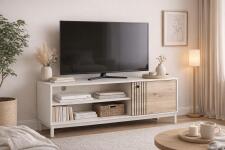 Тумба под теле/видео аппаратуру SIGNAL FROST RTV-2 дуб альпийский/белый 120