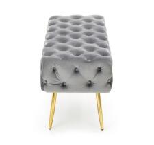 Скамья HALMAR ATHENA серый/золотой