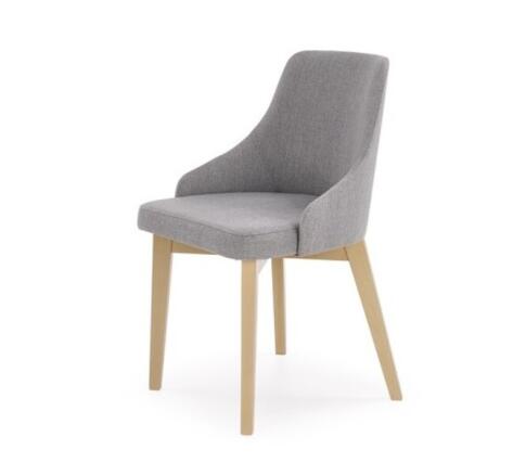 Стул HALMAR TOLEDO серый/дуб сонома