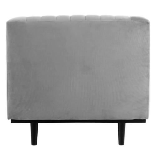 Кресло SIGNAL ASPREY 1 Velvet Bluvel 14 серый/венге