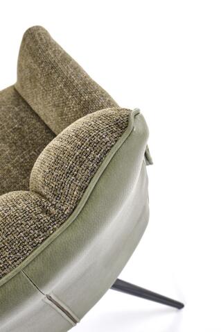 Стул HALMAR K579 зеленый/черный, поворотный