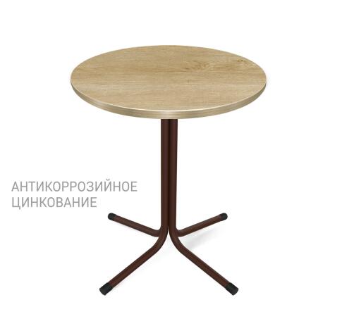 Стол Sheffilton SHT-TU7-1/60 ЛДСП корич.муар(цинк)/черный/дуб песочный Стол Sheffilton SHT-TU7-1/60 ЛДСП корич.муар(цинк)/черный/дуб песочный