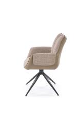 Стул HALMAR K579 коричневый/черный, поворотный