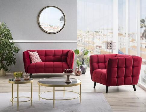 Стол журнальный SIGNAL MYSTIC B черный/золотой мат, 82/40