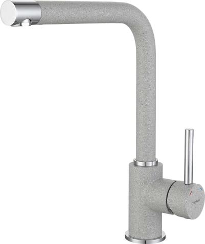 Смеситель для кухни GRANFEST 3651 серый