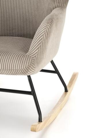 Кресло-качалка HALMAR BELMIRO серый