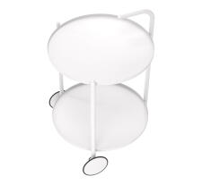 Стол журнальный Sheffilton SHT-CT60 белый муар/белый