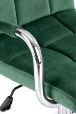 Кресло компьютерное HALMAR GONZO 4 темно-зеленый/хром