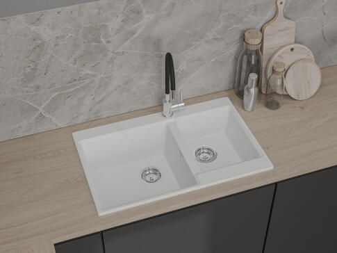 Кухонная мойка GRANFEST LEVEL LV-780K иней