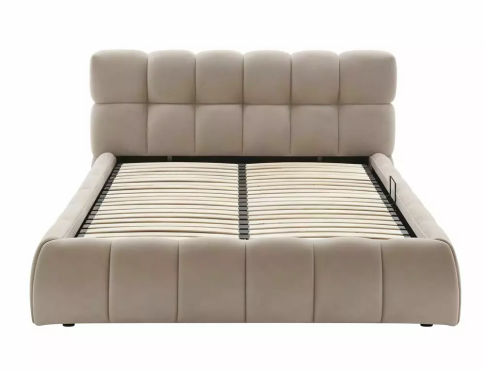 Кровать SIGNAL PARMA Velvet Bluvel 40 темно-бежевый 140/200