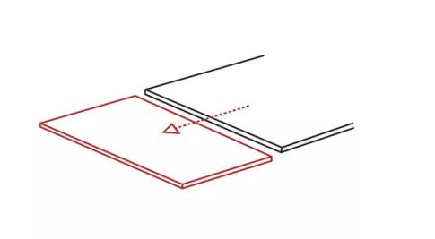 Стол обеденный SIGNAL GD017 белый/хром 110-170/74