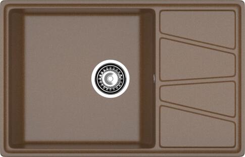 Кухонная мойка GRANFEST VERTEX V-780L терракот
