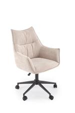 Кресло компьютерное HALMAR CLIO бежевый/черный
