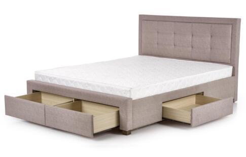 Кровать HALMAR EVORA бежевый, 160/200