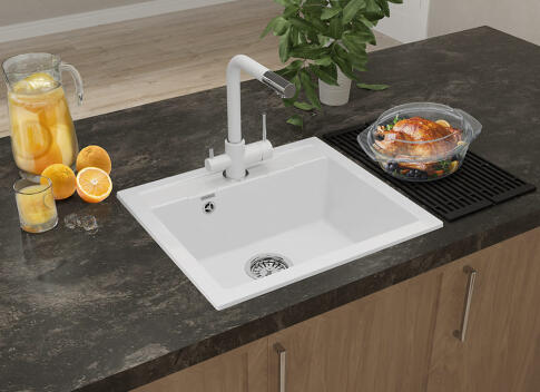 Кухонная мойка GRANFEST QUADRO Q-561 иней