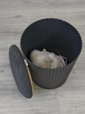 Банкетка Sheffilton SHT-B24 графит/темно-серый