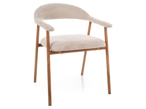 Стул SIGNAL LAGOS D Raven 24 бежевый/дуб