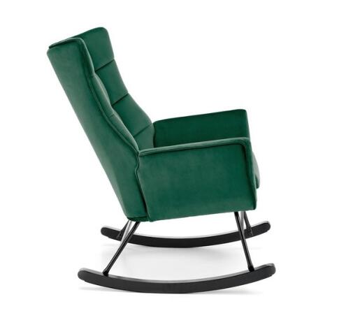 Кресло-качалка HALMAR BAZALTO зеленый