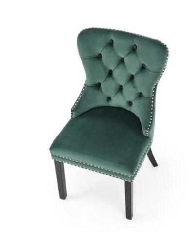 Стул HALMAR MIYA темно-зеленый/черный