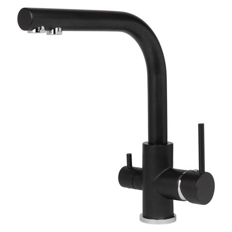 Смеситель AQUASANITA Akvaduo 2663 L 601 black metallic