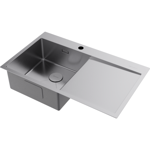 Кухонная мойка из нержавейки Omoikiri Akisame 86-IN-L нержавеющая сталь