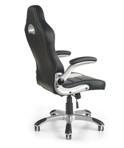 Кресло компьютерное HALMAR LOTUS черно-пепельный/серебристый