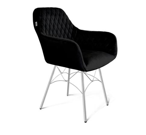 Стул Sheffilton SHT-ST38/S37 ночное затмение/хром лак Стул Sheffilton SHT-ST38/S37 ночное затмение/хром лак