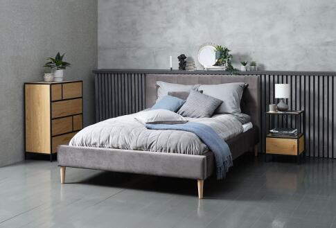 Тумба прикроватная SIGNAL GEO S дуб/черный