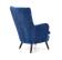 Кресло HALMAR RAVEL темно-синий/черный