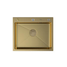 Мойка ARFEKA ECO AR 600*500 POP-UP GOLD PVD NANO
