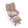 Комплект HALMAR PESTO (кресло+подставка для ног) бежевый